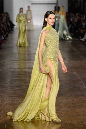 PFW - Tony Ward Runway Models walk the runway during the Tony Ward Haute Couture Week Spring Summer 2026 show as part of Paris Fashion Week on January 26, 2026 in Paris, France. Photo by Laurent Zabulon ABACAPRESS.COM Paris France  Copyright: xZabulonxLaurent ABACAx