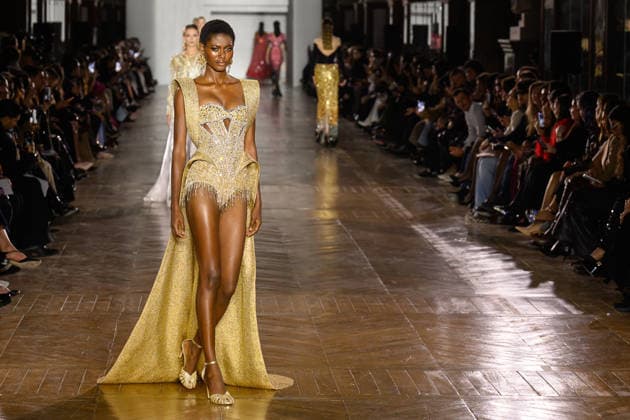 PFW - Tony Ward Runway Models walk the runway during the Tony Ward Haute Couture Week Spring Summer 2026 show as part of Paris Fashion Week on January 26, 2026 in Paris, France. Photo by Laurent Zabulon ABACAPRESS.COM Paris France  Copyright: xZabulonxLaurent ABACAx