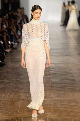 PFW - Tony Ward Runway Models walk the runway during the Tony Ward Haute Couture Week Spring Summer 2026 show as part of Paris Fashion Week on January 26, 2026 in Paris, France. Photo by Laurent Zabulon ABACAPRESS.COM Paris France  Copyright: xZabulonxLaurent ABACAx