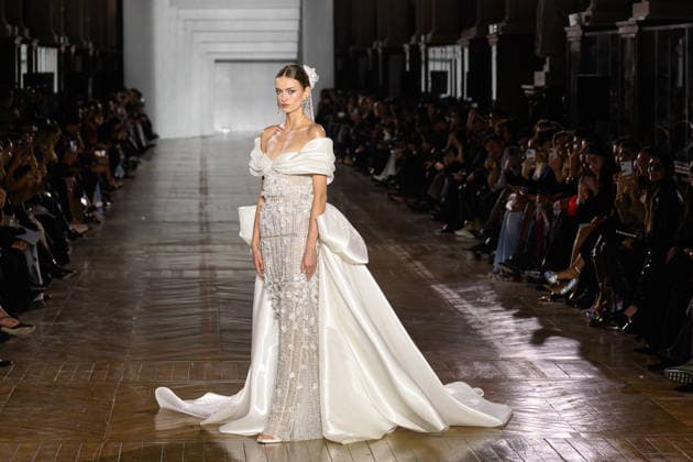 PFW - Tony Ward Runway Models walk the runway during the Tony Ward Haute Couture Week Spring Summer 2026 show as part of Paris Fashion Week on January 26, 2026 in Paris, France. Photo by Laurent Zabulon ABACAPRESS.COM Paris France  Copyright: xZabulonxLaurent ABACAx
