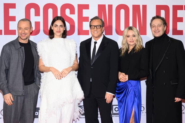 Premiere of the movie -Le cose non dette- Cinema Colosseo - Milan, Italy Stefano Accorsi;Miriam Leone;Gabriele Muccino;Carolina Crescentini;Claudio Santamaria Premiere of the movie -Le cose non dette- Cinema Colosseo - Milan, Italy 26th January 2026 SGPItalia id 134395 Not Exclusive  Copyright: xALFONSOxCATALANO SGPITALIAx