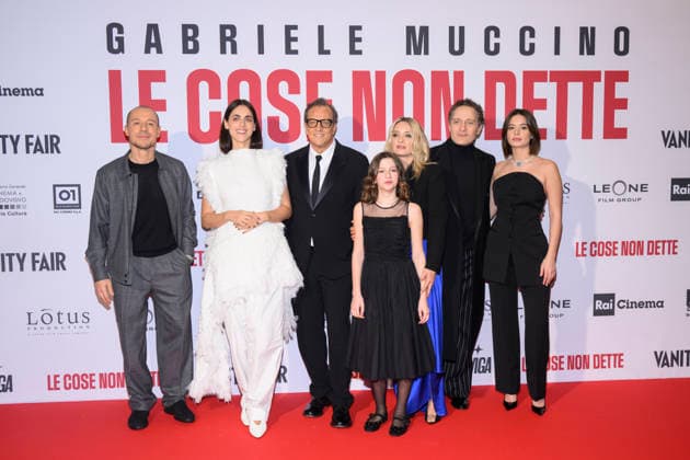 Premiere of the movie -Le cose non dette- Cinema Colosseo - Milan, Italy Stefano Accorsi;Miriam Leone;Gabriele Muccino;?;Carolina Crescentini;Claudio Santamaria;? Premiere of the movie -Le cose non dette- Cinema Colosseo - Milan, Italy 26th January 2026 SGPItalia id 134395 Not Exclusive  Copyright: xALFONSOxCATALANO SGPITALIAx