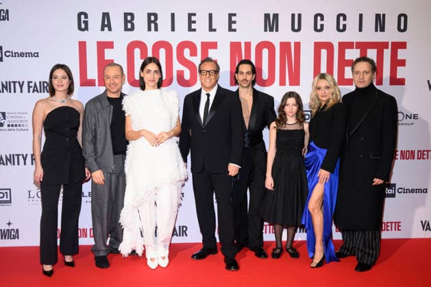 Premiere of the movie -Le cose non dette- Cinema Colosseo - Milan, Italy ?;Stefano Accorsi;Miriam Leone;Gabriele Muccino;Mahmood;?;Carolina Crescentini;Claudio Santamaria Premiere of the movie -Le cose non dette- Cinema Colosseo - Milan, Italy 26th January 2026 SGPItalia id 134395 Not Exclusive  Copyright: xALFONSOxCATALANO SGPITALIAx