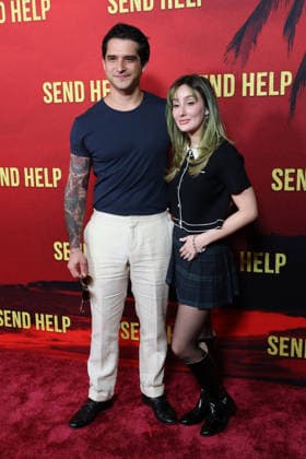 January 26, 2026, Los Angeles, California, USA: LOS ANGELES - JAN 21: Tyler Posey, Phem at Send Help World Premiere at the TCL Chinese Theater IMAX on January 21, 2026 in Los Angeles, CA Los Angeles USA - ZUMAb170 20260126_aap_b170_048 Copyright: xKayxBlakex