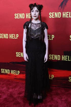 January 26, 2026, Los Angeles, Ca, USA: LOS ANGELES - JAN 21: Emma Raimi at Send Help World Premiere at the TCL Chinese Theater IMAX on January 21, 2026 in Los Angeles, CA Los Angeles USA - ZUMAnc22 20260126_zaa_nc22_020 Copyright: xKathyxHutchinsx