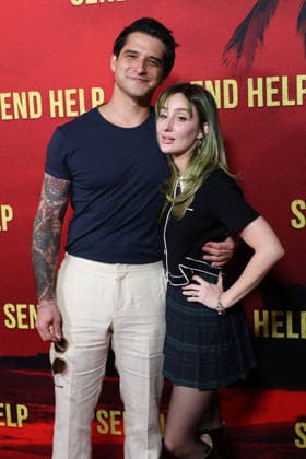January 26, 2026, Los Angeles, Ca, USA: LOS ANGELES - JAN 21: Tyler Posey, Phem at Send Help World Premiere at the TCL Chinese Theater IMAX on January 21, 2026 in Los Angeles, CA Los Angeles USA - ZUMAnc22 20260126_zaa_nc22_043 Copyright: xKathyxHutchinsx
