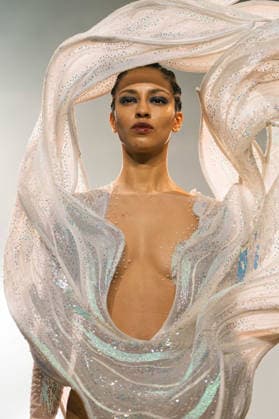 Rahul Mishra - Runway - Paris Fashion Week - Haute Couture Week Spring Summer 2026 A model walks the runway durinh the Rahul Mishra Haute Couture Week Spring Summer 2026 show as part of the Paris Fashion Week., Credit:Lounis Tiar Avalon France, Paris  Copyright: xLounisxTiarx xAvalonx 1069625519