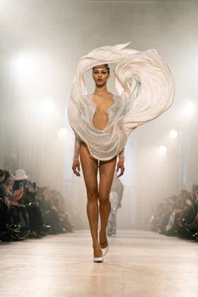 Rahul Mishra - Runway - Paris Fashion Week - Haute Couture Week Spring Summer 2026 A model walks the runway durinh the Rahul Mishra Haute Couture Week Spring Summer 2026 show as part of the Paris Fashion Week., Credit:Lounis Tiar Avalon France, Paris  Copyright: xLounisxTiarx xAvalonx 1069625608