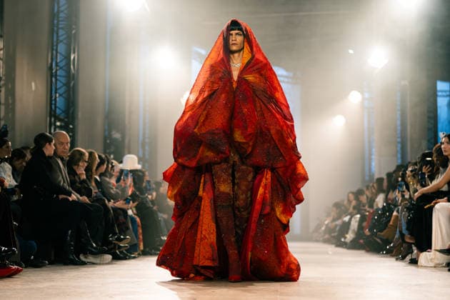 Rahul Mishra - Runway - Paris Fashion Week - Haute Couture Week Spring Summer 2026 A model walks the runway durinh the Rahul Mishra Haute Couture Week Spring Summer 2026 show as part of the Paris Fashion Week., Credit:Lounis Tiar Avalon France, Paris  Copyright: xLounisxTiarx xAvalonx 1069625652