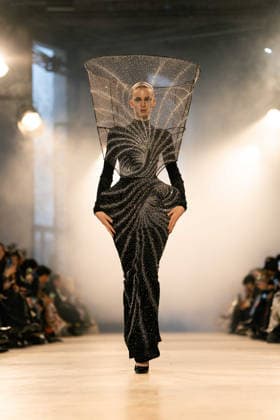 Rahul Mishra - Runway - Paris Fashion Week - Haute Couture Week Spring Summer 2026 A model walks the runway durinh the Rahul Mishra Haute Couture Week Spring Summer 2026 show as part of the Paris Fashion Week., Credit:Lounis Tiar Avalon France, Paris  Copyright: xLounisxTiarx xAvalonx 1069628717