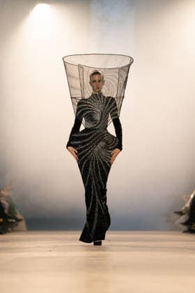 Rahul Mishra - Runway - Paris Fashion Week - Haute Couture Week Spring Summer 2026 A model walks the runway durinh the Rahul Mishra Haute Couture Week Spring Summer 2026 show as part of the Paris Fashion Week., Credit:Lounis Tiar Avalon France, Paris  Copyright: xLounisxTiarx xAvalonx 1069629773