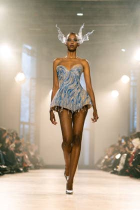 Rahul Mishra - Runway - Paris Fashion Week - Haute Couture Week Spring Summer 2026 A model walks the runway durinh the Rahul Mishra Haute Couture Week Spring Summer 2026 show as part of the Paris Fashion Week., Credit:Lounis Tiar Avalon France, Paris  Copyright: xLounisxTiarx xAvalonx 1069629812