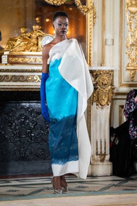 Imane Ayissi - Runway - Paris Fashion Week - Haute Couture Week Spring Summer 2026 A model walks the runway during the Imane Ayissi Haute Couture Week Spring Summer 2026 show as part of Paris Fashion Week, Credit:Lounis Tiar Avalon United Kingdom, Paris  Copyright: xLounisxTiarx xAvalonx 1069622782