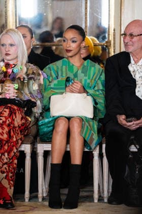 PFW - Imane Ayissi Runway Ophely Mezino walks the runway during the Imane Ayissi Haute Couture Week Spring Summer 2026 show as part of Paris Fashion Week Paris, France on January 26, 2026. Photo by LounisPhotography ABACAPRESS.COM Paris France  Copyright: xLounisPhotography ABACAx