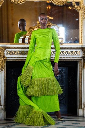 PFW - Imane Ayissi Runway Nala Luuna Diagouraga walks the runway during the Imane Ayissi Haute Couture Week Spring Summer 2026 show as part of Paris Fashion Week Paris, France on January 26, 2026. Photo by LounisPhotography ABACAPRESS.COM Paris France  Copyright: xLounisPhotography ABACAx