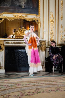 PFW - Imane Ayissi Runway Anastasia Degtyarenko walks the runway during the Imane Ayissi Haute Couture Week Spring Summer 2026 show as part of Paris Fashion Week Paris, France on January 26, 2026. Photo by LounisPhotography ABACAPRESS.COM Paris France  Copyright: xLounisPhotography ABACAx