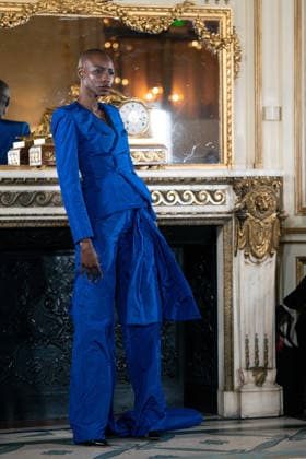 Imane Ayissi - Runway - Paris Fashion Week - Haute Couture Week Spring Summer 2026 Nala Luuna Diagouraga walks the runway during the Imane Ayissi Haute Couture Week Spring Summer 2026 show as part of Paris Fashion Week, Credit:Lounis Tiar Avalon United Kingdom, Paris  Copyright: xLounisxTiarx xAvalonx 1069623247