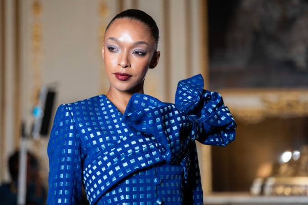 Imane Ayissi - Runway - Paris Fashion Week - Haute Couture Week Spring Summer 2026 Ophely Mezino walks the runway during the Imane Ayissi Haute Couture Week Spring Summer 2026 show as part of Paris Fashion Week, Credit:Lounis Tiar Avalon United Kingdom, Paris  Copyright: xLounisxTiarx xAvalonx 1069624215