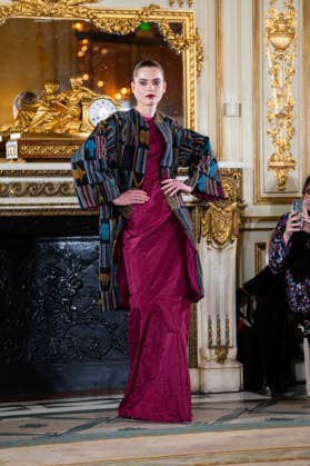 Imane Ayissi - Runway - Paris Fashion Week - Haute Couture Week Spring Summer 2026 Anastasia Degtyarenko walks the runway during the Imane Ayissi Haute Couture Week Spring Summer 2026 show as part of Paris Fashion Week, Credit:Lounis Tiar Avalon United Kingdom, Paris  Copyright: xLounisxTiarx xAvalonx 1069624517