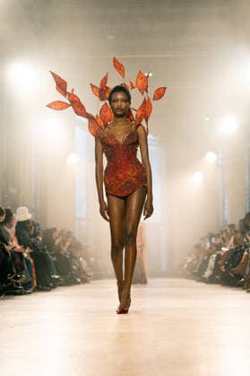 PFW - Rahul Mishra Runway A model walks the runway durinh the Rahul Mishra Haute Couture Week Spring Summer 2026 show as part of the Paris Fashion Week. Paris, France on January 26, 2026. Photo by LounisPhotography ABACAPRESS.COM PAris France  Copyright: xLounisPhotography ABACAx