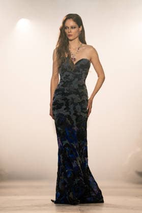Rahul Mishra - Runway - Paris Fashion Week - Haute Couture Week Spring Summer 2026 Coco Rocha walks the runway durinh the Rahul Mishra Haute Couture Week Spring Summer 2026 show as part of the Paris Fashion Week., Credit:Lounis Tiar Avalon France, Paris  Copyright: xLounisxTiarx xAvalonx 1069627174