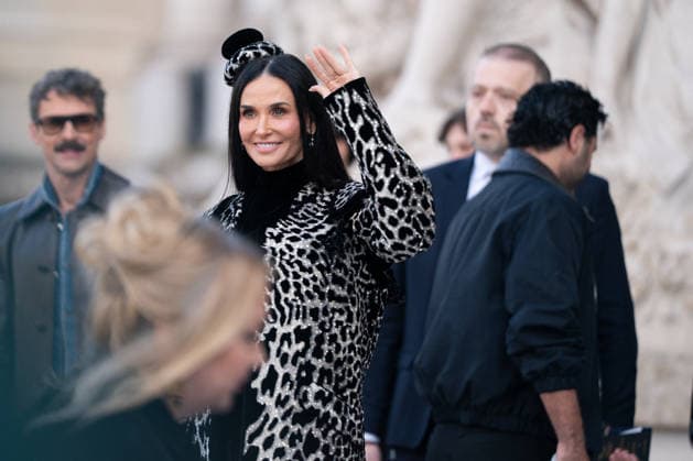 PFW - Schiaparelli Outside Demi Moore attends the Schiaparelli Haute Couture Week Spring Summer 2026 show as part of Paris Fashion Week on January 26, 2026 in Paris, France . Photo by LounisPhotography ABACAPRESS.COM Paris France  Copyright: xLounisPhotography ABACAx