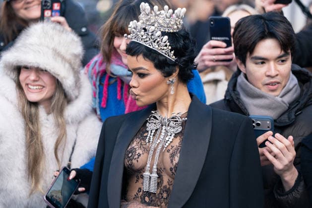 PFW - Schiaparelli Outside Teyana Taylor Cohen attends the Schiaparelli Haute Couture Week Spring Summer 2026 show as part of Paris Fashion Week on January 26, 2026 in Paris, France . Photo by LounisPhotography ABACAPRESS.COM Paris France  Copyright: xLounisPhotography ABACAx