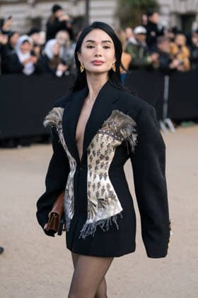 PFW - Schiaparelli Outside Heart Evangelista attends the Schiaparelli Haute Couture Week Spring Summer 2026 show as part of Paris Fashion Week on January 26, 2026 in Paris, France . Photo by LounisPhotography ABACAPRESS.COM Paris France  Copyright: xLounisPhotography ABACAx