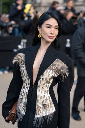 PFW - Schiaparelli Outside Heart Evangelista attends the Schiaparelli Haute Couture Week Spring Summer 2026 show as part of Paris Fashion Week on January 26, 2026 in Paris, France . Photo by LounisPhotography ABACAPRESS.COM Paris France  Copyright: xLounisPhotography ABACAx