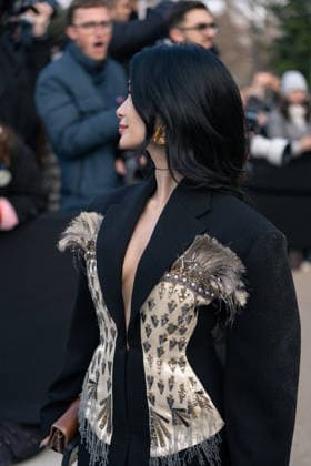 PFW - Schiaparelli Outside Heart Evangelista attends the Schiaparelli Haute Couture Week Spring Summer 2026 show as part of Paris Fashion Week on January 26, 2026 in Paris, France . Photo by LounisPhotography ABACAPRESS.COM Paris France  Copyright: xLounisPhotography ABACAx
