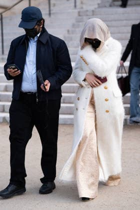 PFW - Schiaparelli Outside Who ever they are attends the Schiaparelli Haute Couture Week Spring Summer 2026 show as part of Paris Fashion Week on January 26, 2026 in Paris, France . Photo by LounisPhotography ABACAPRESS.COM Paris France  Copyright: xLounisPhotography ABACAx