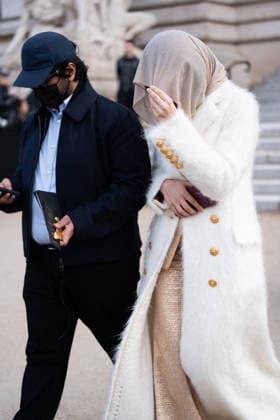 PFW - Schiaparelli Outside Who ever they are attends the Schiaparelli Haute Couture Week Spring Summer 2026 show as part of Paris Fashion Week on January 26, 2026 in Paris, France . Photo by LounisPhotography ABACAPRESS.COM Paris France  Copyright: xLounisPhotography ABACAx