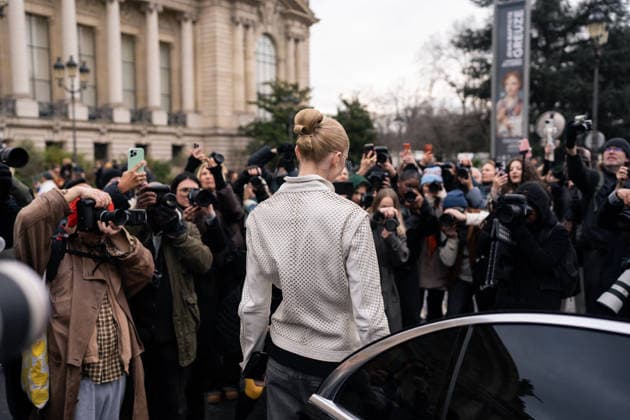 PFW - Schiaparelli Outside Alex Consani attends the Schiaparelli Haute Couture Week Spring Summer 2026 show as part of Paris Fashion Week on January 26, 2026 in Paris, France . Photo by LounisPhotography ABACAPRESS.COM Paris France  Copyright: xLounisPhotography ABACAx