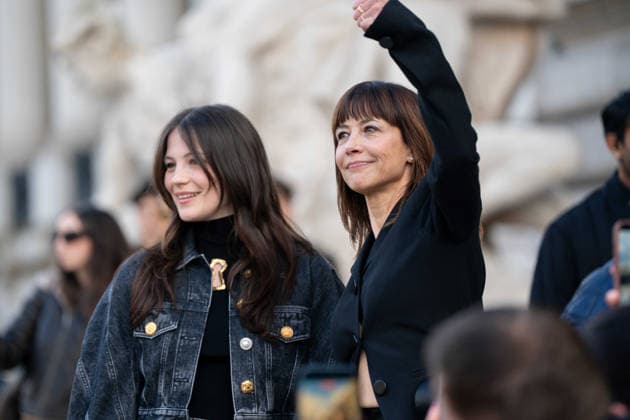 Schiaparelli - Outside Arrivals - Paris Fashion Week - Haute Couture Week Spring Summer 2026 Juliette Lemley and Sophie Marceau attend the Schiaparelli Haute Couture Week Spring Summer 2026 show as part of Paris Fashion Week on January 26, 2026 in Paris, France, Credit:Lounis Tiar Avalon France, Paris  Copyright: xLounisxTiarx xAvalonx 1069630327