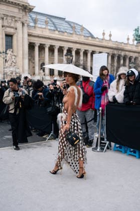 Schiaparelli - Outside Arrivals - Paris Fashion Week - Haute Couture Week Spring Summer 2026 Nadia Lee Cohen attends the Schiaparelli Haute Couture Week Spring Summer 2026 show as part of Paris Fashion Week on January 26, 2026 in Paris, France, Credit:Lounis Tiar Avalon France, Paris  Copyright: xLounisxTiarx xAvalonx 1069630520