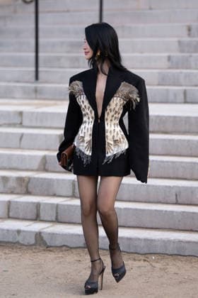Schiaparelli - Outside Arrivals - Paris Fashion Week - Haute Couture Week Spring Summer 2026 Heart Evangelista attends the Schiaparelli Haute Couture Week Spring Summer 2026 show as part of Paris Fashion Week on January 26, 2026 in Paris, France, Credit:Lounis Tiar Avalon France, Paris  Copyright: xLounisxTiarx xAvalonx 1069630620