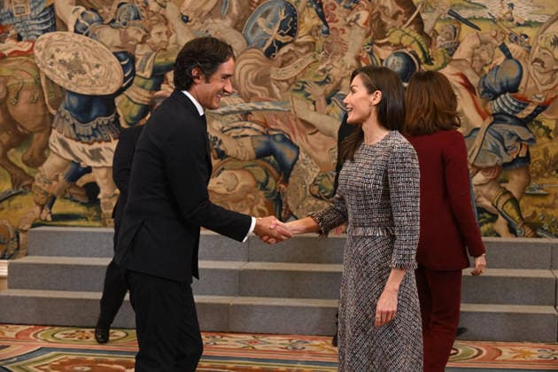 Queen Letizia receives a representation of the management team and designers participating in the 83rd edition of Mercedes Benz Fashion Week Madrid Queen Letizia receives at La Zarzuela Palace a representation of the management team and designers participating in the 83rd edition of Mercedes Benz Fashion Week Madrid, on January 27, 2026, in Madrid Spain QUEEN LETIZIA MERCEDES BENZ FASHION WEEK FASHION 27 JANUARY 2026 José Madrid Madrid Spain  Copyright: xJosÃ xOlivax 7246376
