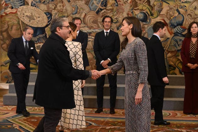 Queen Letizia receives a representation of the management team and designers participating in the 83rd edition of Mercedes Benz Fashion Week Madrid Queen Letizia receives at La Zarzuela Palace a representation of the management team and designers participating in the 83rd edition of Mercedes Benz Fashion Week Madrid, on January 27, 2026, in Madrid Spain QUEEN LETIZIA MERCEDES BENZ FASHION WEEK FASHION 27 JANUARY 2026 José Madrid Madrid Spain  Copyright: xJosÃ xOlivax 7246377