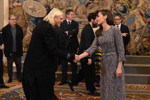 Queen Letizia receives a representation of the management team and designers participating in the 83rd edition of Mercedes Benz Fashion Week Madrid Queen Letizia receives at La Zarzuela Palace a representation of the management team and designers participating in the 83rd edition of Mercedes Benz Fashion Week Madrid, on January 27, 2026, in Madrid Spain QUEEN LETIZIA MERCEDES BENZ FASHION WEEK FASHION 27 JANUARY 2026 José Madrid Madrid Spain  Copyright: xJosÃ xOlivax 7246378