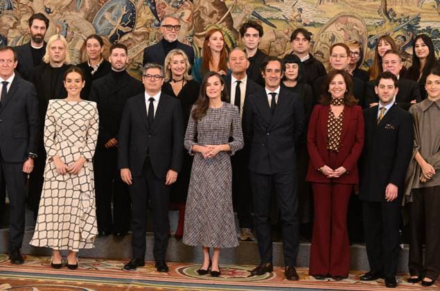 Queen Letizia receives a representation of the management team and designers participating in the 83rd edition of Mercedes Benz Fashion Week Madrid Queen Letizia receives at La Zarzuela Palace a representation of the management team and designers participating in the 83rd edition of Mercedes Benz Fashion Week Madrid, on January 27, 2026, in Madrid Spain QUEEN LETIZIA MERCEDES BENZ FASHION WEEK FASHION 27 JANUARY 2026 José Madrid Madrid Spain  Copyright: xJosÃ xOlivax 7246382