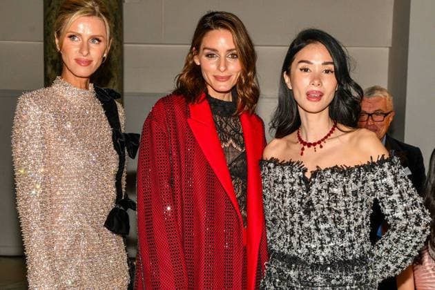 PFW - Haute Couture - Front Row - Tamara Ralph Nicky Hilton Rothschild, Olivia Palermo and Heart Evangelista attend the Tamara Ralph Haute Couture Week Spring Summer 2026 show as part of Paris Fashion Week on January 26, 2026 in Paris, France. Photo by ShootPix ABACAPRESS.COM Paris France  Copyright: xShootPix ABACAx