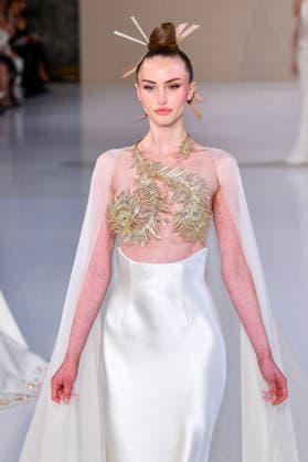 PFW - Haute Couture - Tamara Ralph Runway A model walks the runway during the Tamara Ralph Haute Couture Week Spring Summer 2026 show as part of Paris Fashion Week on January 26, 2026 in Paris, France. Photo by Shootpix ABACAPRESS.COM Paris France  Copyright: xShootPix ABACAx