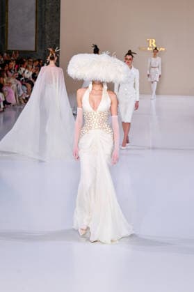 PFW - Haute Couture - Tamara Ralph Runway A model walks the runway during the Tamara Ralph Haute Couture Week Spring Summer 2026 show as part of Paris Fashion Week on January 26, 2026 in Paris, France. Photo by Shootpix ABACAPRESS.COM Paris France  Copyright: xShootPix ABACAx
