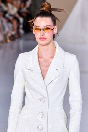 PFW - Haute Couture - Tamara Ralph Runway A model walks the runway during the Tamara Ralph Haute Couture Week Spring Summer 2026 show as part of Paris Fashion Week on January 26, 2026 in Paris, France. Photo by Shootpix ABACAPRESS.COM Paris France  Copyright: xShootPix ABACAx