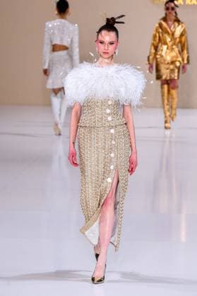 PFW - Haute Couture - Tamara Ralph Runway A model walks the runway during the Tamara Ralph Haute Couture Week Spring Summer 2026 show as part of Paris Fashion Week on January 26, 2026 in Paris, France. Photo by Shootpix ABACAPRESS.COM Paris France  Copyright: xShootPix ABACAx