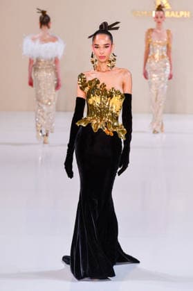PFW - Haute Couture - Tamara Ralph Runway A model walks the runway during the Tamara Ralph Haute Couture Week Spring Summer 2026 show as part of Paris Fashion Week on January 26, 2026 in Paris, France. Photo by Shootpix ABACAPRESS.COM Paris France  Copyright: xShootPix ABACAx
