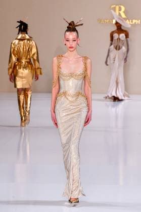 PFW - Haute Couture - Tamara Ralph Runway A model walks the runway during the Tamara Ralph Haute Couture Week Spring Summer 2026 show as part of Paris Fashion Week on January 26, 2026 in Paris, France. Photo by Shootpix ABACAPRESS.COM Paris France  Copyright: xShootPix ABACAx