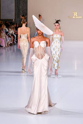 PFW - Haute Couture - Tamara Ralph Runway A model walks the runway during the Tamara Ralph Haute Couture Week Spring Summer 2026 show as part of Paris Fashion Week on January 26, 2026 in Paris, France. Photo by Shootpix ABACAPRESS.COM Paris France  Copyright: xShootPix ABACAx