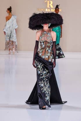 PFW - Haute Couture - Tamara Ralph Runway A model walks the runway during the Tamara Ralph Haute Couture Week Spring Summer 2026 show as part of Paris Fashion Week on January 26, 2026 in Paris, France. Photo by Shootpix ABACAPRESS.COM Paris France  Copyright: xShootPix ABACAx