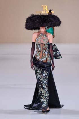 PFW - Haute Couture - Tamara Ralph Runway A model walks the runway during the Tamara Ralph Haute Couture Week Spring Summer 2026 show as part of Paris Fashion Week on January 26, 2026 in Paris, France. Photo by Shootpix ABACAPRESS.COM Paris France  Copyright: xShootPix ABACAx